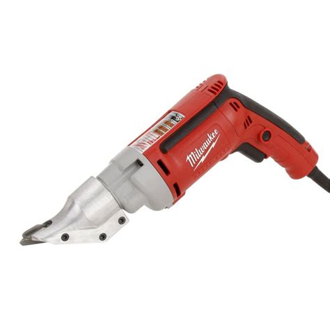 electric sheet metal shears home depot|milwaukee 18 gauge shear.